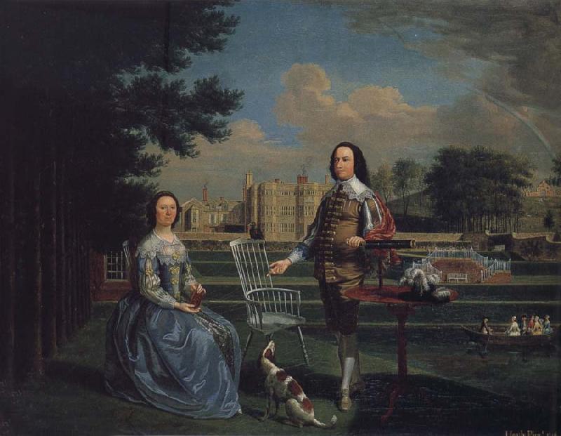 Edward Haytley Sir Roger and Lady Bradshaigh of Haigh Hall,Landscaskire